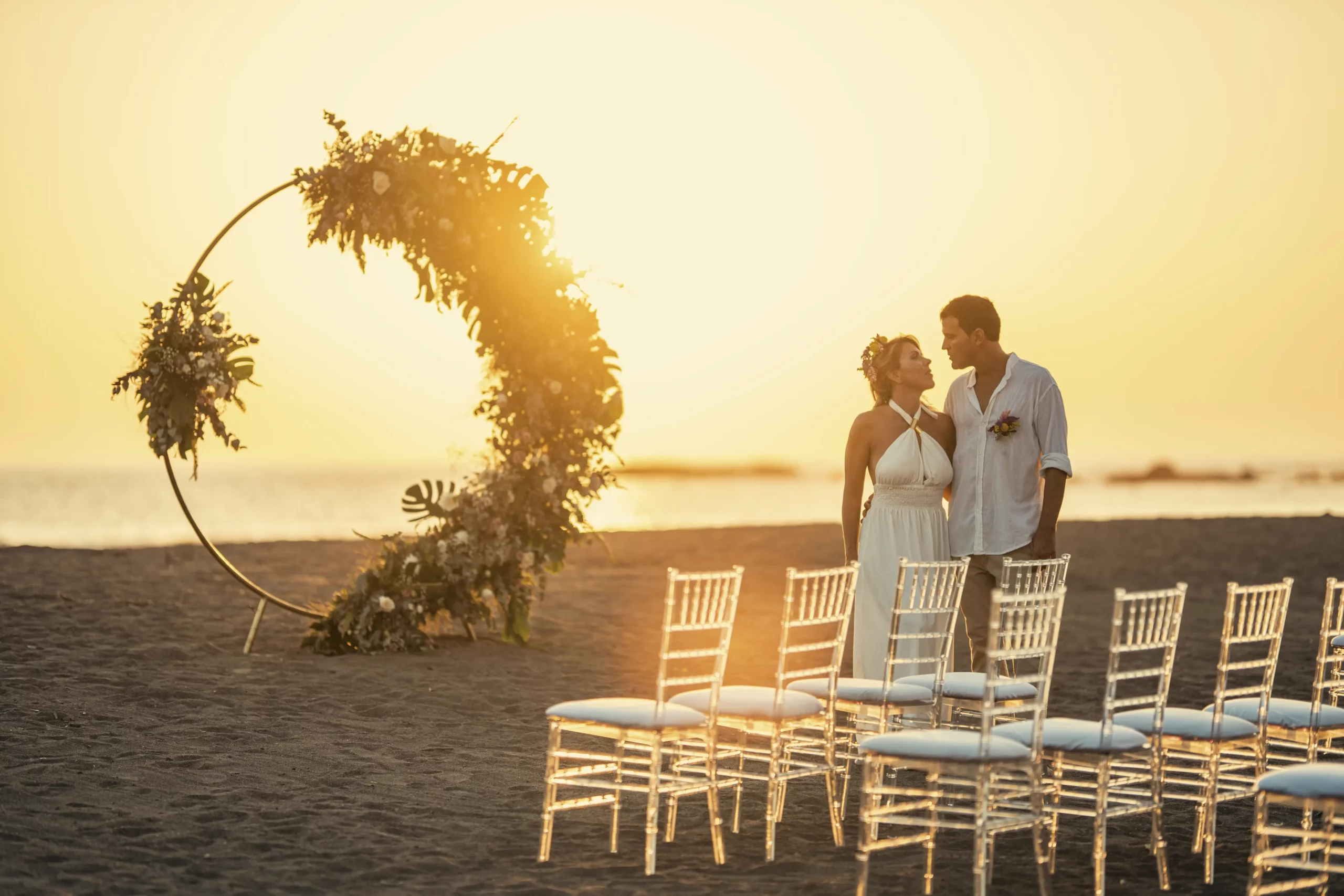 A wedding on the beach A wedding on the beach in Costa Rica